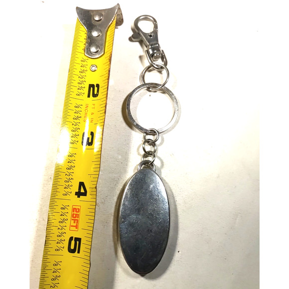 Land Rover Keychain Purse Clip Silver Tone Black Car Truck Auto - Picture 6 of 6